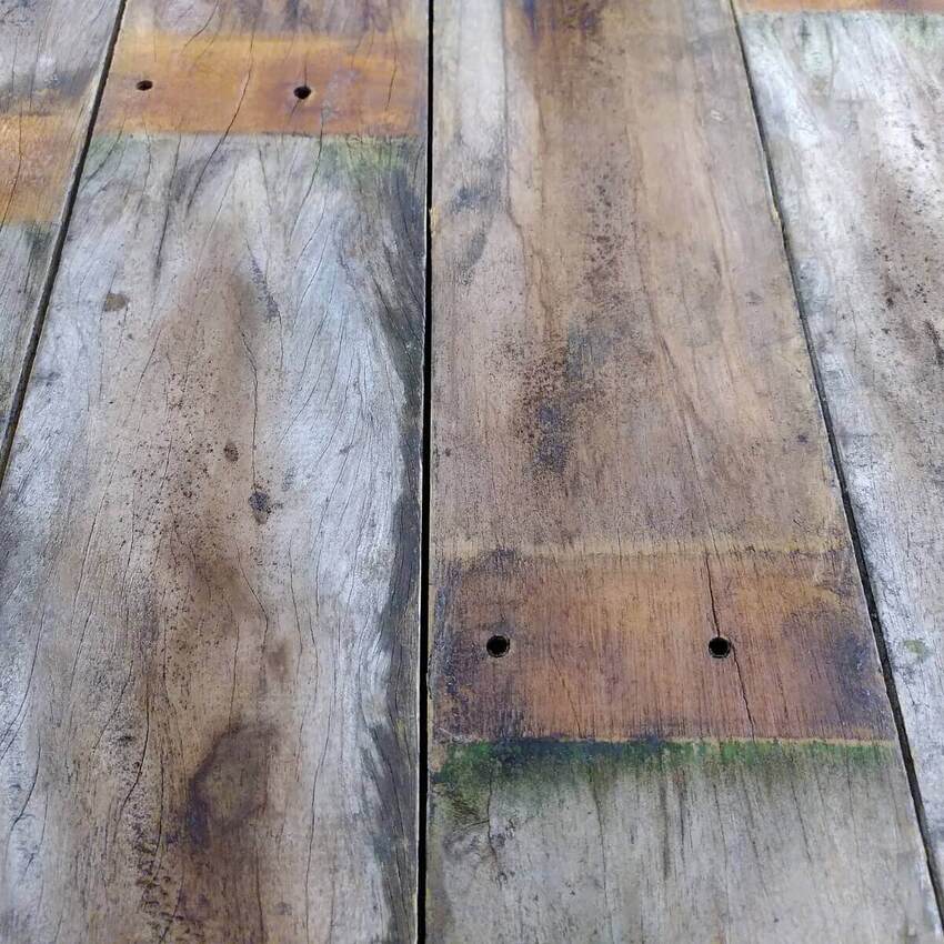 Hout schoonmaken en verwerken voor hergebruik