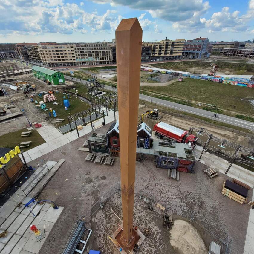 De MonoXylon aan het Berlijnplein in Utrecht