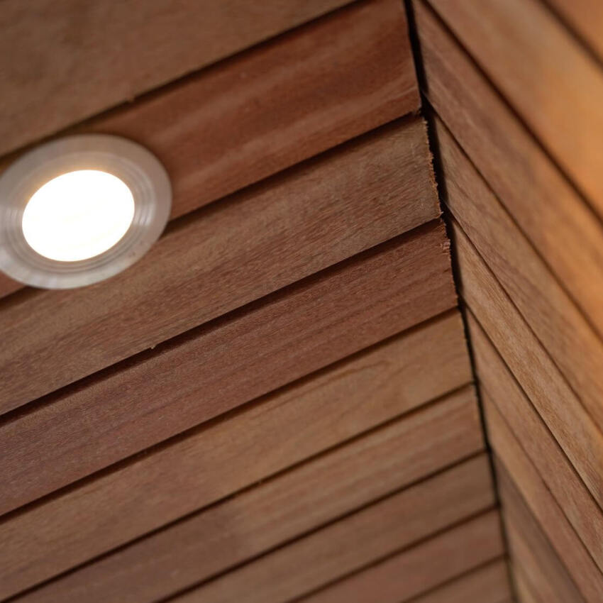 Tauari Vermelho gevelbekleding met spotjes