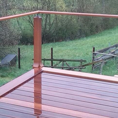Houten veranda