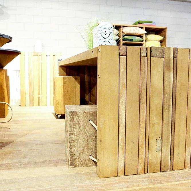 Wooden floor showroom