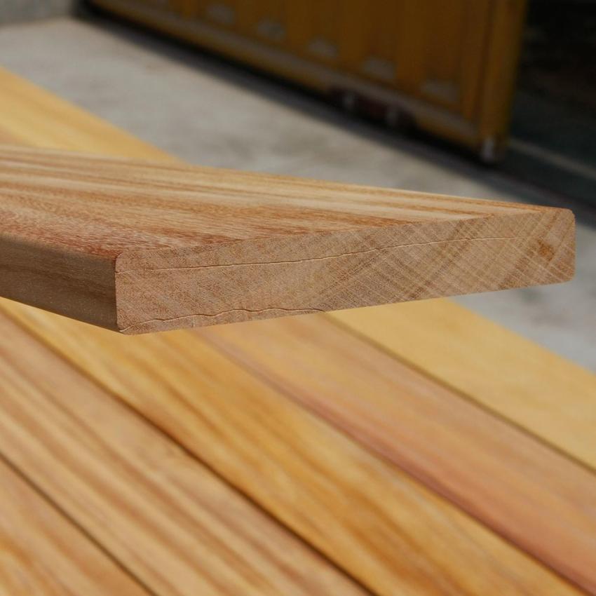 Planed hardwood boards