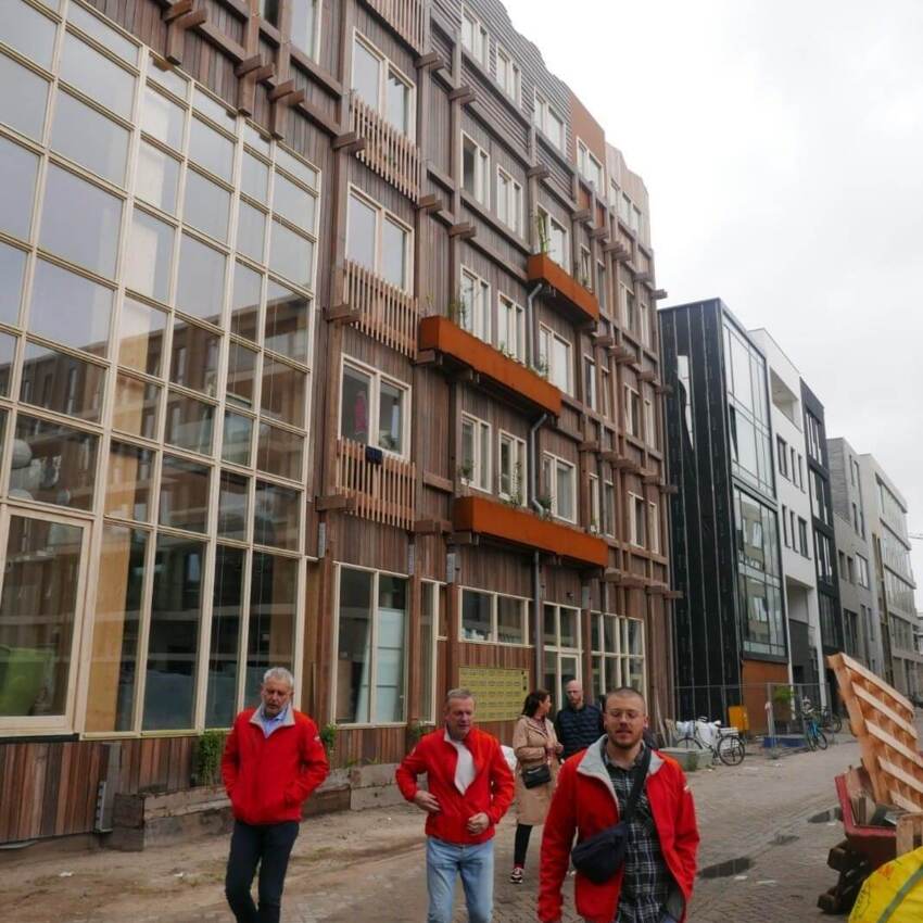 Van den Berg Hardhout op bezoek in Amsterdam