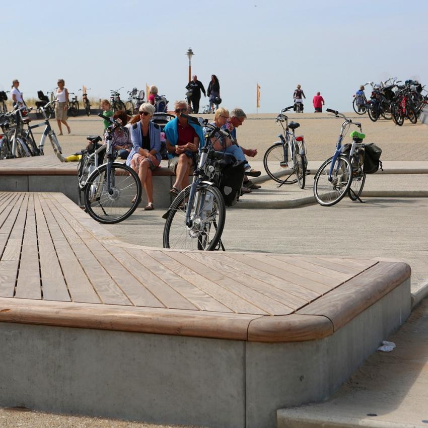 Hardwood project for street furniture and benches