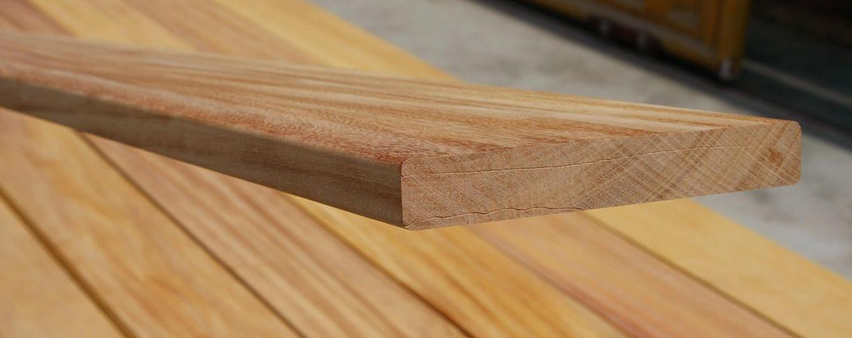 Hardhout planken van duurzaam FSC hout