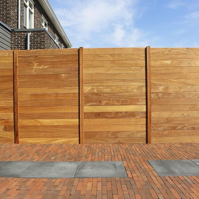 Hardhouten Schutting Cumaru Hout