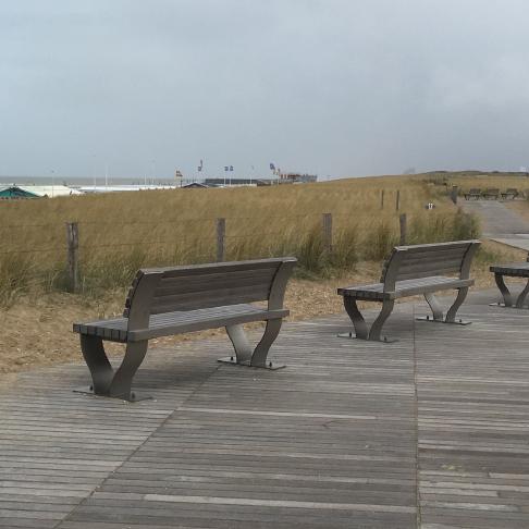 Ein wunderschöner Holzsteg inmitten der Dünen aus Cumaru
