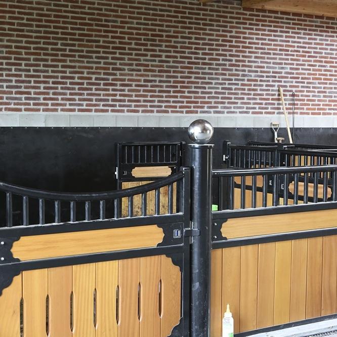  The beautiful finish of the stables is clearly visible here