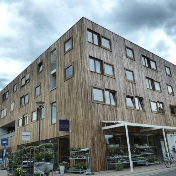 houten gevelbeklding