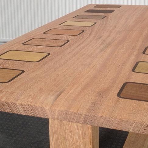 Sapupira hardhouten tafel