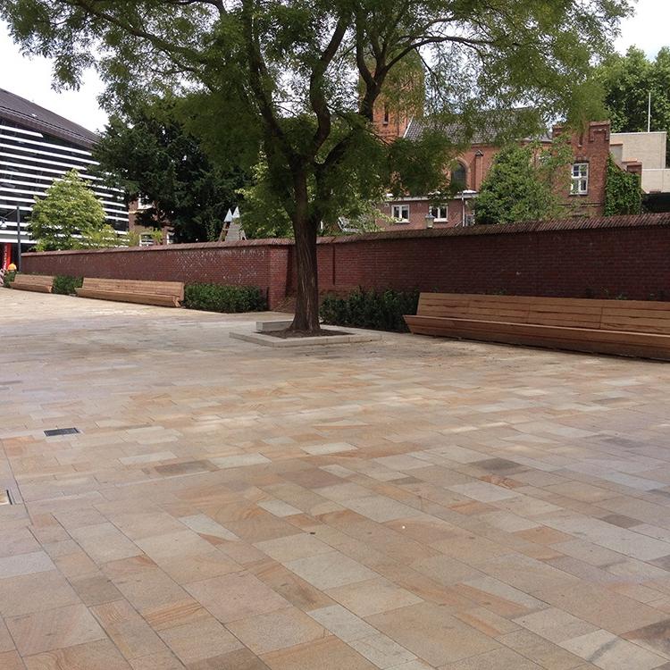 FSC Cumaru houten parkbank Enschede