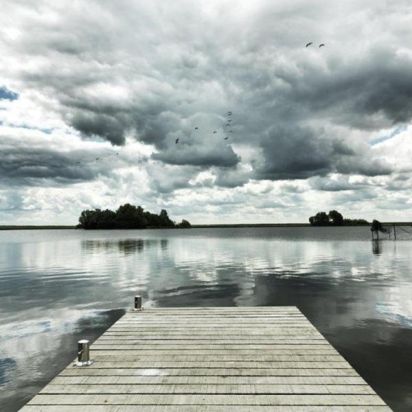 Aanlegsteiger gemaakt van Massaranduba hardhout