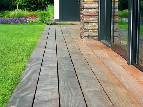 Fort oranje hardwood decking terrace