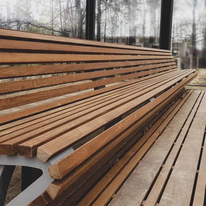 Bank van duurzaam Ipé hardhout