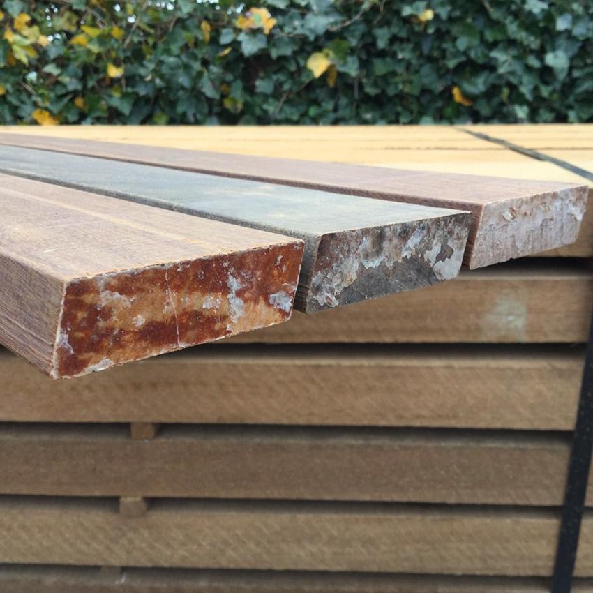 latten van duurzaam hardhout