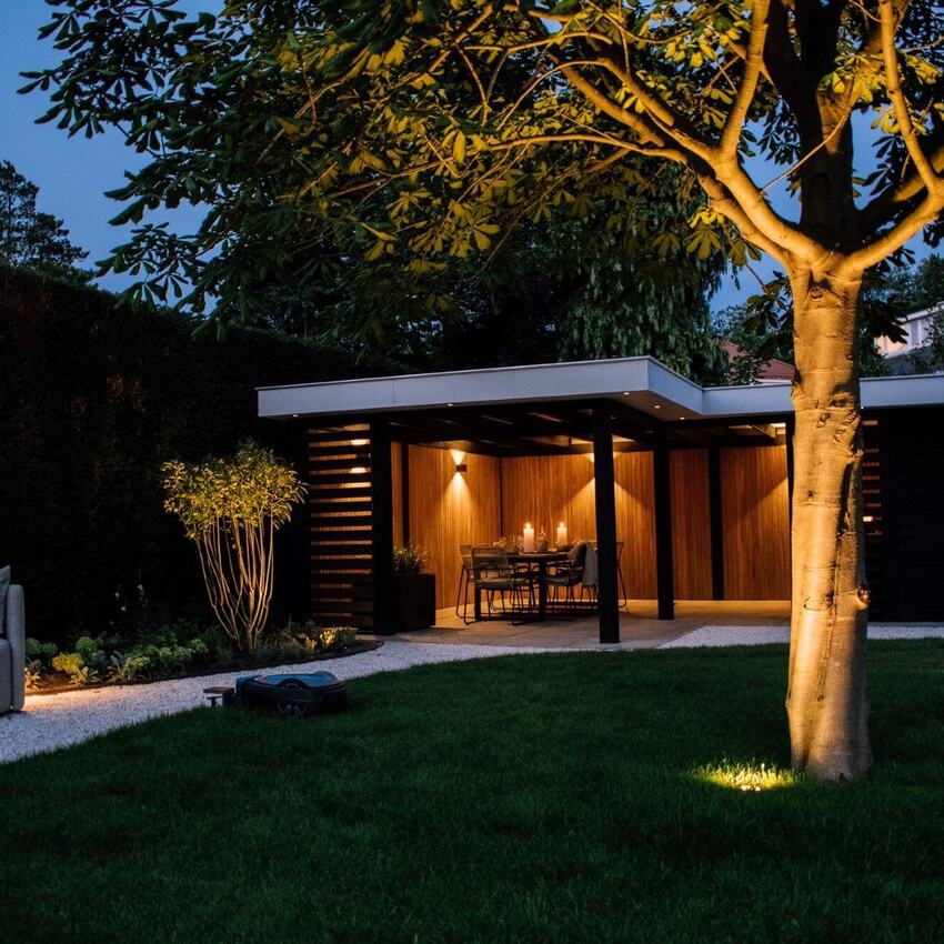 Hoofdrol voor Favinha hardhout in deze sfeervolle buitenruimte