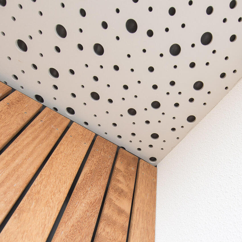 Sucupira amarela wooden cladding