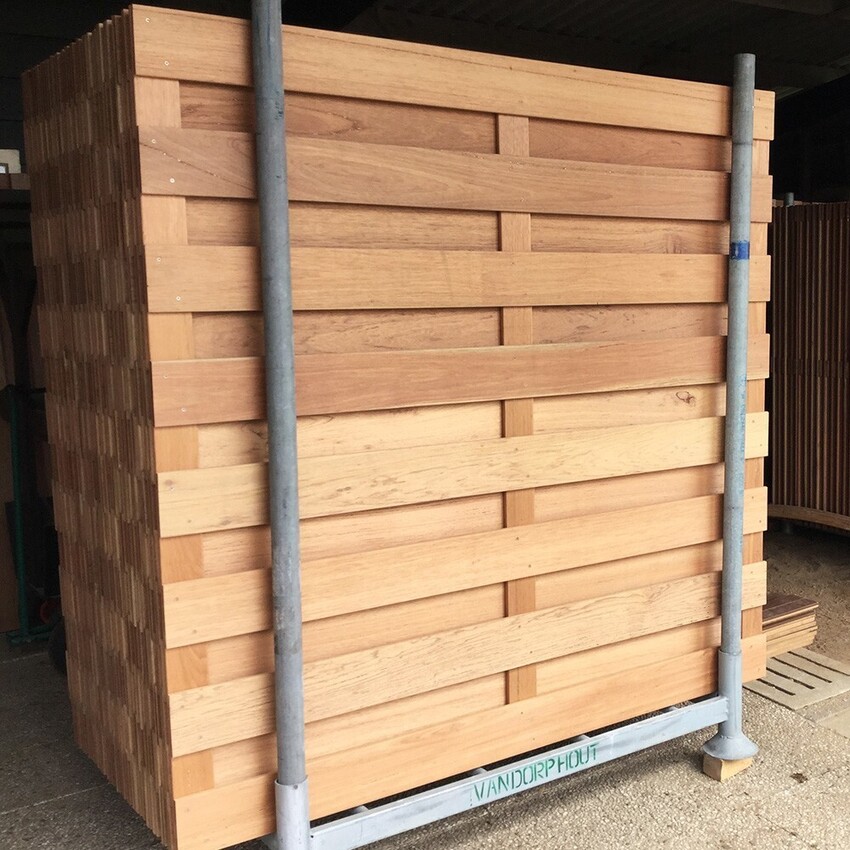 Hardwood screens for shielding
